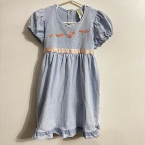 Nwt Disney Store 18 Month 2pc Blue Peter Pan Dress & Bloomers